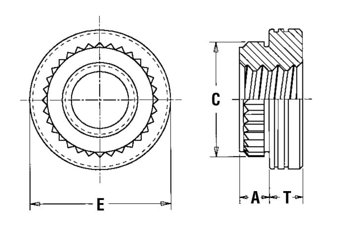 KFS2-440 PCB Fastener